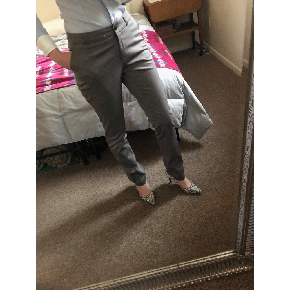 H&M Straight Cut Grey Trousers